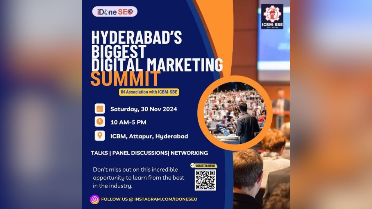 Hyderabad’s Biggest Digital Marketing Summit: A Transformative Experience for Industry Professionals